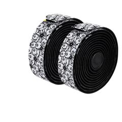 Road Bike Handlebar Tape, Black & White, New
