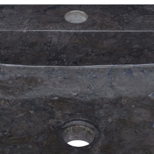 Sink Black 40x40x12 cm Marble