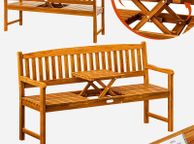 main image for ad Garden Bench Weatherproof Wood