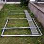van roof rack for vivaro trafic primastar 3 years old great condition has a ladder roll bar on back for easy putting or taking off of ladders and tie cage on top of it too Image 2