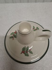 Vintage Cuthbertson candle holder Christmas