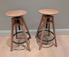 IKEA oak stools