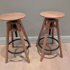 IKEA oak stools