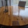Solid Oak Dining Table Image 2