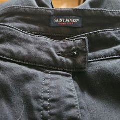 Ladies Cropped Saint James Navy Trousers