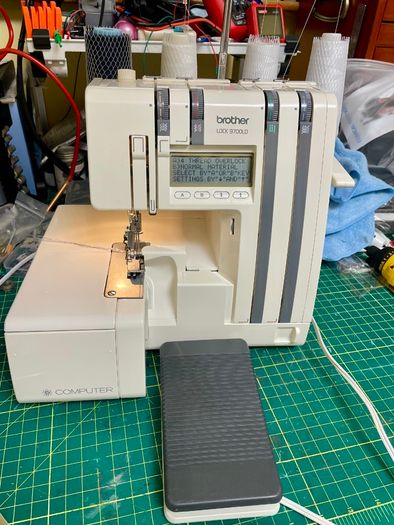 BROTHER 9700LD Overlocker Sewing Machine - Just Serviced - Excellent condition - Japanese quality made