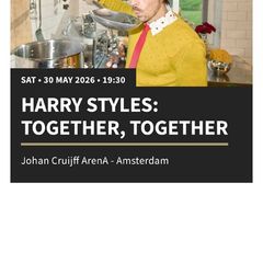 3 tickets for harry styles Amsterdam
