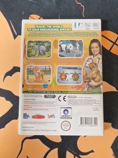 Planet Rescue Wildlife Vet Nintendo Wii Games Original