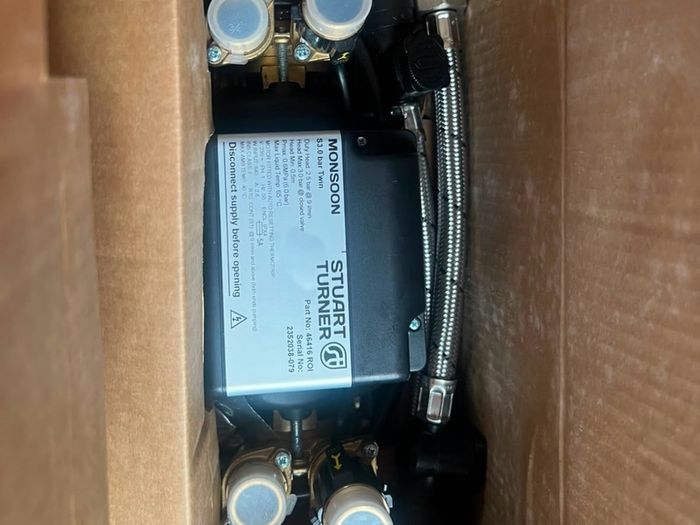 monsoon twin shower pump