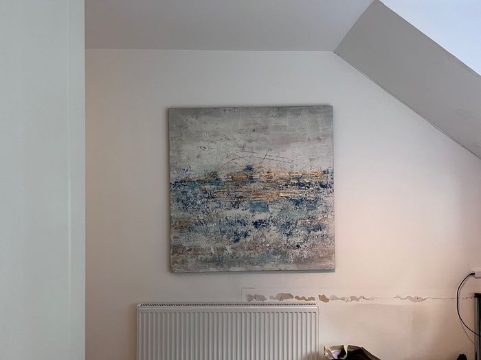 Large Textured Abstract Canvas