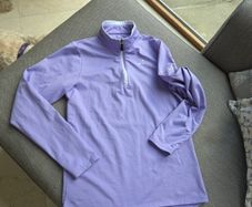 Under Par ladies mauve golf top uk10