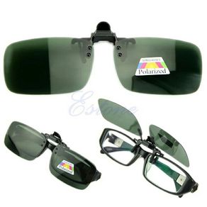 New clip on sunglasses. Yellow green Grey.