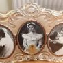 Mikasa Princess Ornate Cut Photo Picture Frame Triple Oval 3 Open 3.5x4.5 NEW Image 3