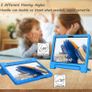 For Samsung Galaxy Tab A8 10.5 2021 Kids Case Shockproof Cover With Stand - Blue Image 3