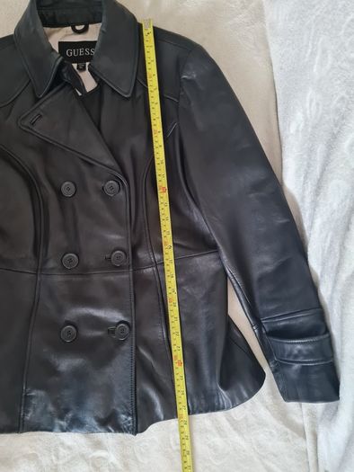 Guess soft genuine leather blazer coat jacket