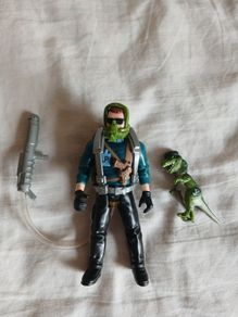 Dennis Nedry action figure - jurassic park 1993 kenner