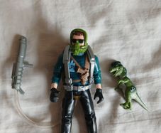 Dennis Nedry action figure - jurassic park 1993 kenner
