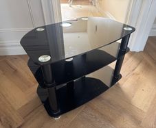 TV Unit - Glass Black