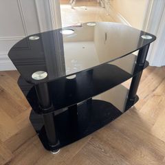 TV Unit - Glass Black