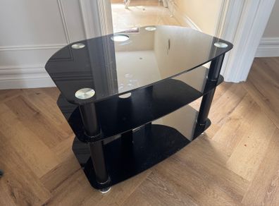 TV Unit - Glass Black