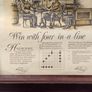 Vintage Remy Martin Cognac Wooden Game Connect Four Memorabilia Image 3