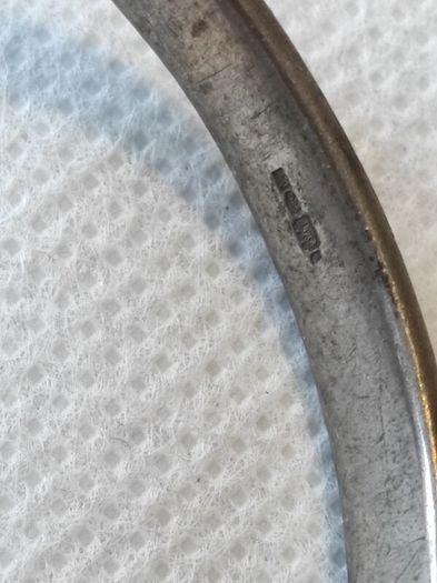 Vintage AJ sterling silver bangle