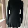 jumper Bnwt black occasion piece jumper with fur panels large /xl Image 4