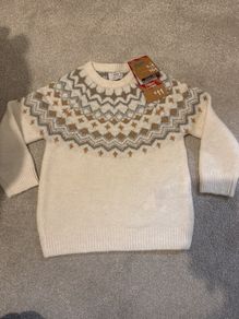 New Xmas  jumper girl - 3-4 years