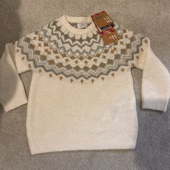 New Xmas  jumper girl - 3-4 years