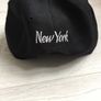 Black Leopard Print New York Baseball Hat Image 2