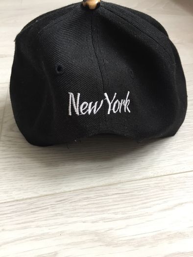 Black Leopard Print New York Baseball Hat