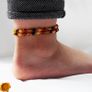 Amber Teething Bracelet Anklet Necklace with Gift Box Laboratory Certified Genuine Multicolour Raw Unpolished Healing Beads Image 6