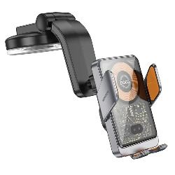 Hoco HW8 Automatic Clamping Dash & Glass Wireless Charging Phone Holder 15W