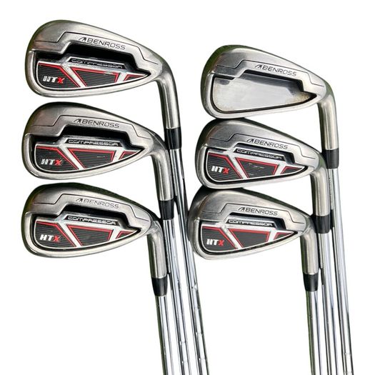 Ben Ross HTX Compressor Irons / 5-Pw-Gw (No 7 Iron) / KBS Tour 105 Regular