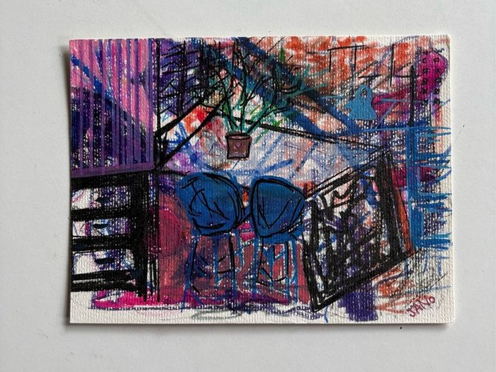 Original Art original Art Kitchen contemporary Irish Art abstract painting