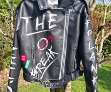 Faux leather jackets