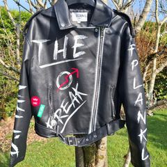 Faux leather jackets