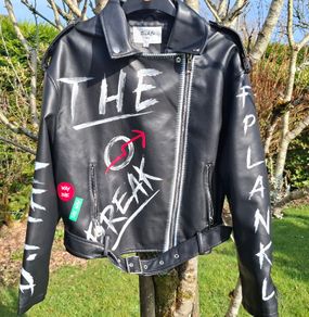 Faux leather jackets