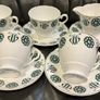 Mayfair Bone China 4 Cups & 5 Saucers and jug. Image 3