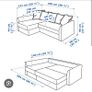 3 Seater Corner Sofabed - Ikea Holmsund Image 5