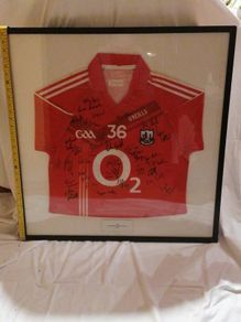 Signed Cork 2010 Football Jersey Winning All Ireland Team