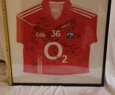 Signed Cork 2010 Football Jersey Winning All Ireland Team