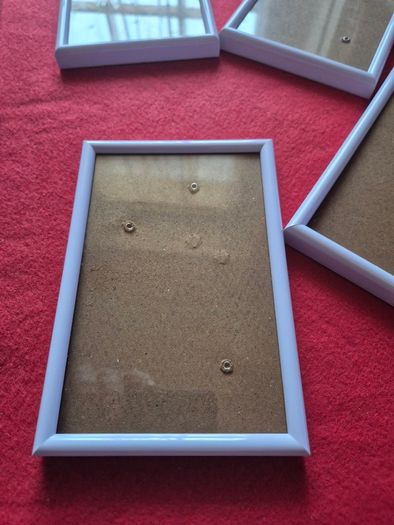 Brand New 6 White Small Photo Frames