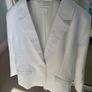 Ladies New White Jacket L Image 5
