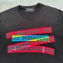 Black Dsquared2 Logo Tape T-Shirt Image 3