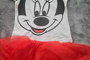 minnie mouse top and skirt set
