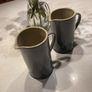 Le Creuset Stoneware 2 Tone Grey / Charcoal Milk Jug  400 ml capacity - as new Image 2
