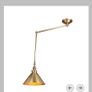 Elstead Provence Light Wall or Ceiling Light/Pendant - Aged Brass Image 3