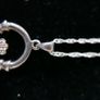 Vintage Amethyst Claddagh Irish Symbol, 925 Sterling Silver Heart Crown and Hands; 925 Irish Symbol Pendant Necklace with Amethyst 18" Image 3