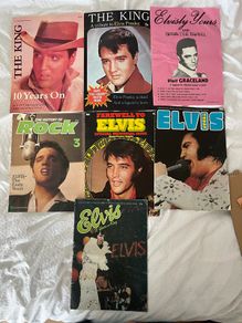 7x Elvis Presley magazines job lot